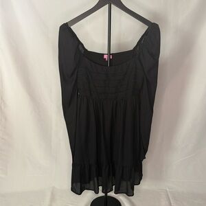 🖤 Miami by Francesca’s Black Long Flare Sleeve Mini Dress – Women’s Medium